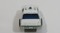 1977 Hot Wheels Olds 442 Police Cruiser White Die Cast Toy Car Vehicle BW Hong Kong