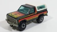 1982 Hot Wheels Ford Bronco Black Die Cast Toy Car SUV Vehicle BW Malaysia