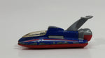 2000 Matchbox Ocean Explorer Hydroplane Blue and Red Die Cast Toy Car Watercraft Boat Vehicle