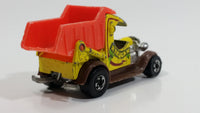 1979 Hot Wheels Oldies But Goodies Dumpin' A Dump Truck Yellow Brown Orange Die Cast Toy Car Vehicle BW Hong Kong