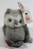 Stuffed Animal House 4 1/2" Tall Maplefoot Grey Owl Babies Plush Cute Toy with Tags