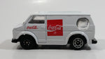 1988 Hartoy Coca Cola Coke Soda Pop Bedford Delivery Van White Red Die Cast Toy Car Vehicle