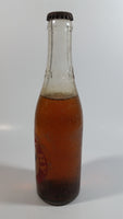 Vintage Calgary Brewing Co. Beer Bison Buffalo Horseshoe Design Clear Glass Bottle Still Full Never Opened