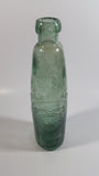 Antique 1800s 19th Century Talbot & Co. Gloucester Green Blue Embossed Lettering Glass Beer Bottle