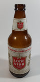 Vintage Lone Star Beer "The National Beer of Texas" 12 Fl. o. Brown Amber Glass Bottle with Paper Labels