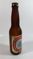 Vintage Molson Ale Export Beer 9" Tall Brown Amber Glass Bottle with Paper Labels