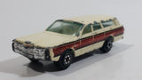 Yatming Ford Station Wagon No. 1015 Light Cream Wood Paneling Die Cast Toy Car Vehicle