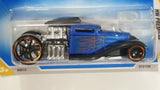 2009 Hot Wheels HW Premiere Mid Mill Blue and Black Die Cast Toy Car Vehicle - New in Package Sealed