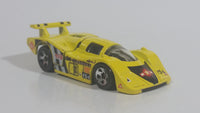 1998 Hot Wheels Flyin' Aces Sol-Aire CX-4 Yellow Die Cast Toy Car Vehicle Opening Rear Hood