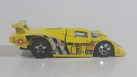 1998 Hot Wheels Flyin' Aces Sol-Aire CX-4 Yellow Die Cast Toy Car Vehicle Opening Rear Hood