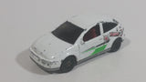 2003 Matchbox Hero City School Time Ford Focus White Die Cast Toy Car Vehicle