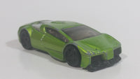 2012 Hot Wheels Auto Motion Speedway Zotic Metallic Light Green Die Cast Toy Car Vehicle