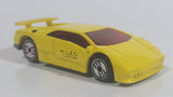 1994 Hot Wheels Lamborghini Diablo Yellow Die Cast Toy Exotic Sports Car Vehicle