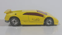 1994 Hot Wheels Lamborghini Diablo Yellow Die Cast Toy Exotic Sports Car Vehicle