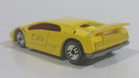 1994 Hot Wheels Lamborghini Diablo Yellow Die Cast Toy Exotic Sports Car Vehicle