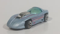 1999 Hot Wheels Classic Games Silhouette II Light Metallic Grey Blue Die Cast Toy Car Vehicle