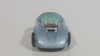 1999 Hot Wheels Classic Games Silhouette II Light Metallic Grey Blue Die Cast Toy Car Vehicle