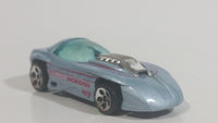 1999 Hot Wheels Classic Games Silhouette II Light Metallic Grey Blue Die Cast Toy Car Vehicle