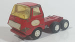 Vintage 1970s Tonka Red Pressed Steel Semi Tractor Toy Truck