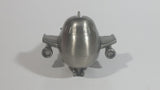 Stubby Kids Style Airplane Jet Liner Metal Coin Bank