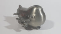 Stubby Kids Style Airplane Jet Liner Metal Coin Bank