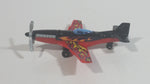 2014 Matchbox Stunt Plane 73 Red Black Die Cast Toy Aircraft Vehicle