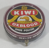 Vintage Kiwi Oxblood Boot Shoe Polish Small Round Tin Some Dry Product Inside Made in Canada (Hamilton)