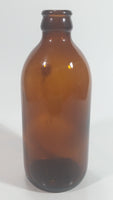 Vintage Stubby Brown Amber Glass Beer Bottle Made in Canada