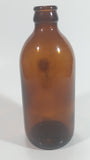 Vintage Stubby Brown Amber Glass Beer Bottle Made in Canada