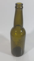 Vintage Dark Olive Green Glass Beer Bottle