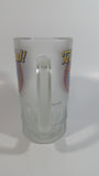 2002 20th Century Fox The Simpsons Homer Simpson "To Alcohol!" Frosted Heavy Glass Beer Mug TV Cartoon Collectible