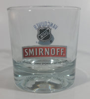 Rare Limited Release Smirnoff Vodka NHL Vancouver Canucks Ice Hockey Team Clear Glass Cup