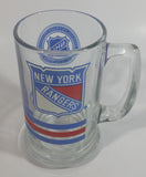 1991 NHL Ice Hockey New York Rangers Sports Team 5 1/2" Tall Glass Beer Mug Sports Collectible