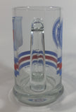 1991 NHL Ice Hockey New York Rangers Sports Team 5 1/2" Tall Glass Beer Mug Sports Collectible