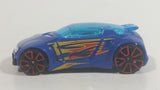 2017 Hot Wheels Gas Station High Voltage Blue Die Cast Toy Race Car Vehicle