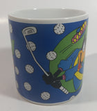 1994 Sakura Looney Tunes Daffy Duck Golf Themed Cartoon Character Ceramic Coffee Mug Television Collectible