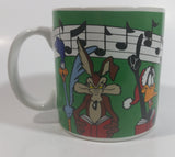 1997 Applause Warner Bros. Looney Tunes Characters Carollers Christmas Themed Cartoon Ceramic Coffee Mug Television Collectible