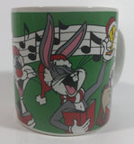 1997 Applause Warner Bros. Looney Tunes Characters Carollers Christmas Themed Cartoon Ceramic Coffee Mug Television Collectible