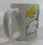 MSC Warner Bros. Looney Tunes Characters Sylvester The Cat and Tweety Bird Themed Cartoon Ceramic Coffee Mug Television Collectible