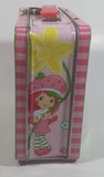 2012 American Greetings Strawberry Short cake Embossed Pink and Green Tin Metal Lunch Box