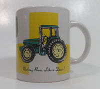 Gibson John Deere Tractors "Nothing Runs Like a Deere!" Ceramic Coffee Mug Farming Collectible