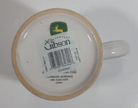 Gibson John Deere Tractors "Nothing Runs Like a Deere!" Ceramic Coffee Mug Farming Collectible