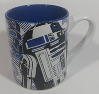 LucasFilm Star Wars R2D2 Robot Blue and White 414mL Ceramic Coffee Mug