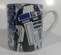 LucasFilm Star Wars R2D2 Robot Blue and White 414mL Ceramic Coffee Mug