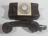 Vintage GTE Automatic Electric Brown Rotary Table or Wall Mount Telephone