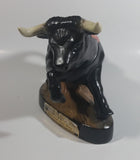 Vintage 1981 Jim Beam Kentucky Black Bull Themed Regal China Liquor Decanter 750mL 10" Long