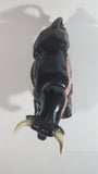 Vintage 1981 Jim Beam Kentucky Black Bull Themed Regal China Liquor Decanter 750mL 10" Long