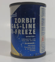 Vintage Whiz Hollingshead Zorbit Gas-Line Anti-Freeze 4 Fl oz. Tin Metal Can Never Opened Still Full - Bowmanville, Ontario