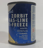 Vintage Whiz Hollingshead Zorbit Gas-Line Anti-Freeze 4 Fl oz. Tin Metal Can Never Opened Still Full - Bowmanville, Ontario