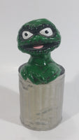 Vintage Handpainted 1980s Sesame Street Oscar The Grouch Character Ceramic Figure